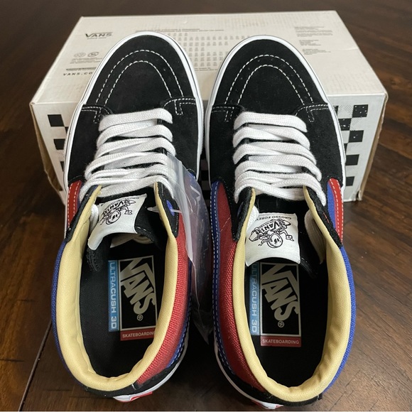 Vans Skate Grosso Mid University Red/Blue Men Size 7.5, equivalent to Women 9 - Picture 9 of 9